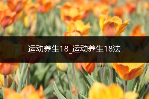 运动养生18_运动养生18法